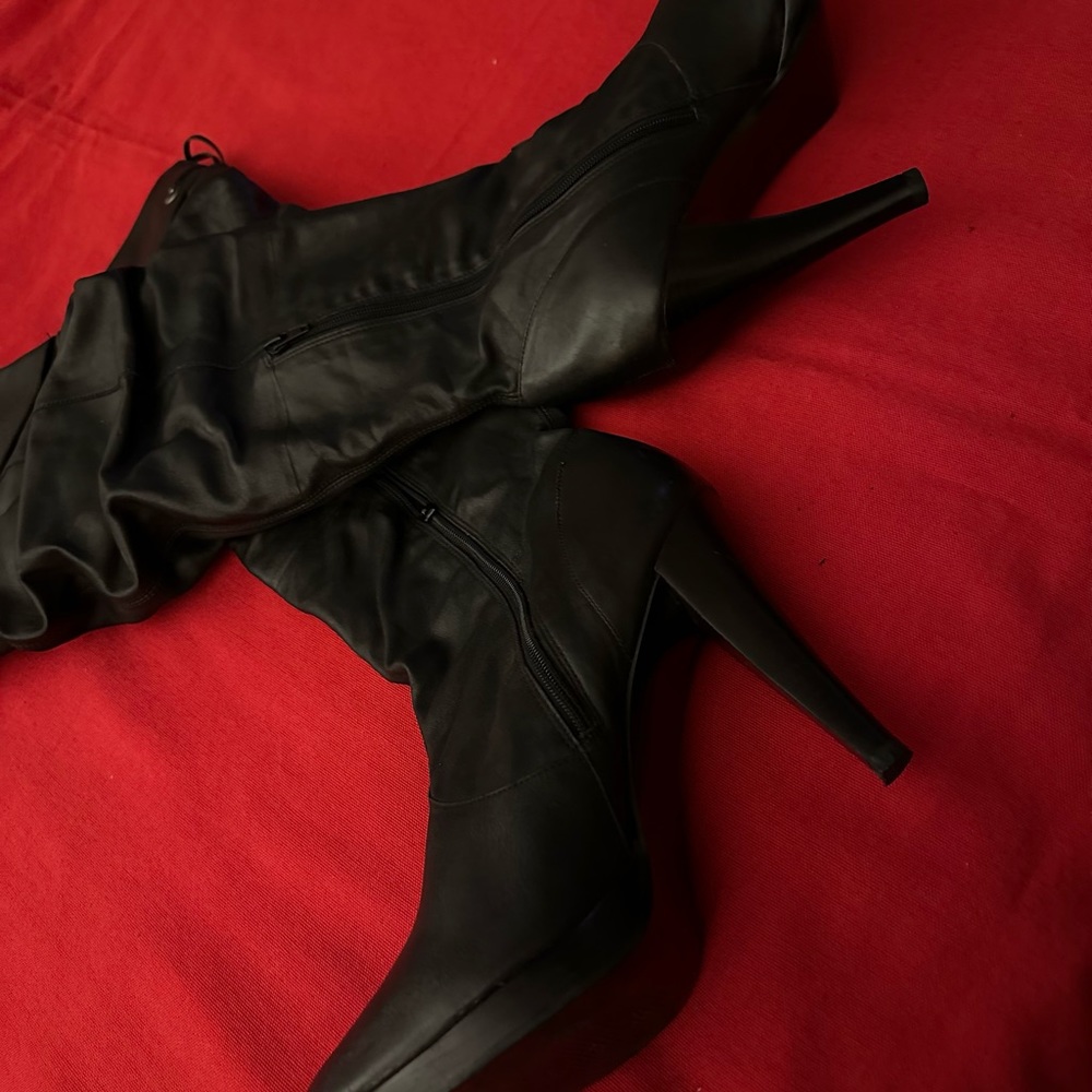 Jessica Simpson Black Heeled Boots